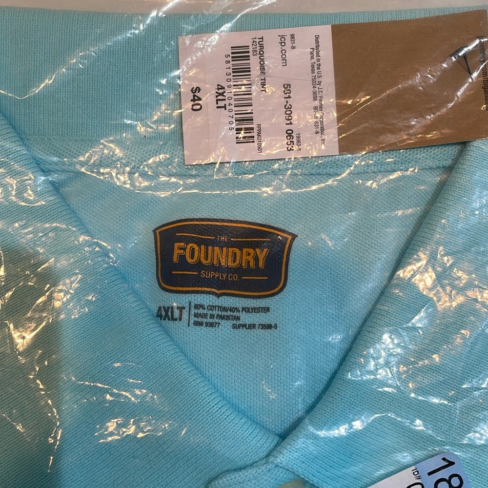 Brand new light blue polo
